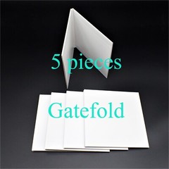 5 pieces WHITE JACKET (GATEFOLD COVER) Japan MINI LP CD Paper Sleeve, Cardboard