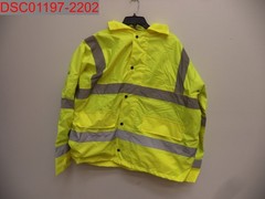 NWOT – Stain, VizGear Unisex Adult Hi-VIs HV268D AT&T Rain Jacket, Size L/XL