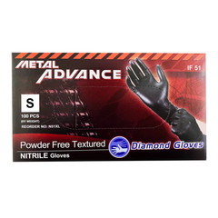 Black Nitrile Gloves 5 Mil Latex Free Powder Free Medical Exam Disposable Gloves