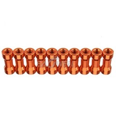 10~100PCS 10mm~35mm M3 Aluminum Column Standoffs Spacer Round Head Colorful