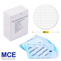 MCE Gridded Membrane Filters, 47mm Diameter, 0.22 um 0.45 μm Pore Size, STERILE
