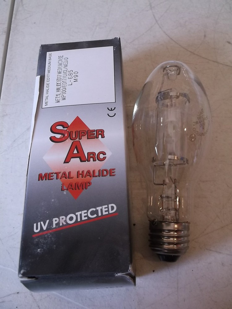 NEW Super Arc MP100/ED17/U/CL/MED/0 Metal Halide Lamp *FREE SHIPPING*