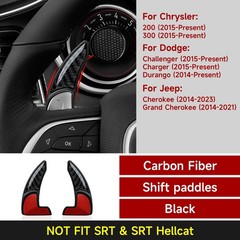 Carbon Fiber Shift Paddle Cover for Dodge Charger Challenger Jeep Cherokee