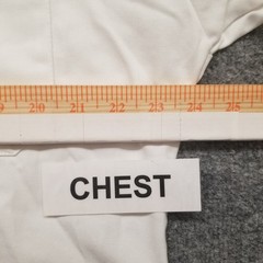 Edwards Unisex Adult Chef Coat Jacket Large White Foster Farms Double Breasted *