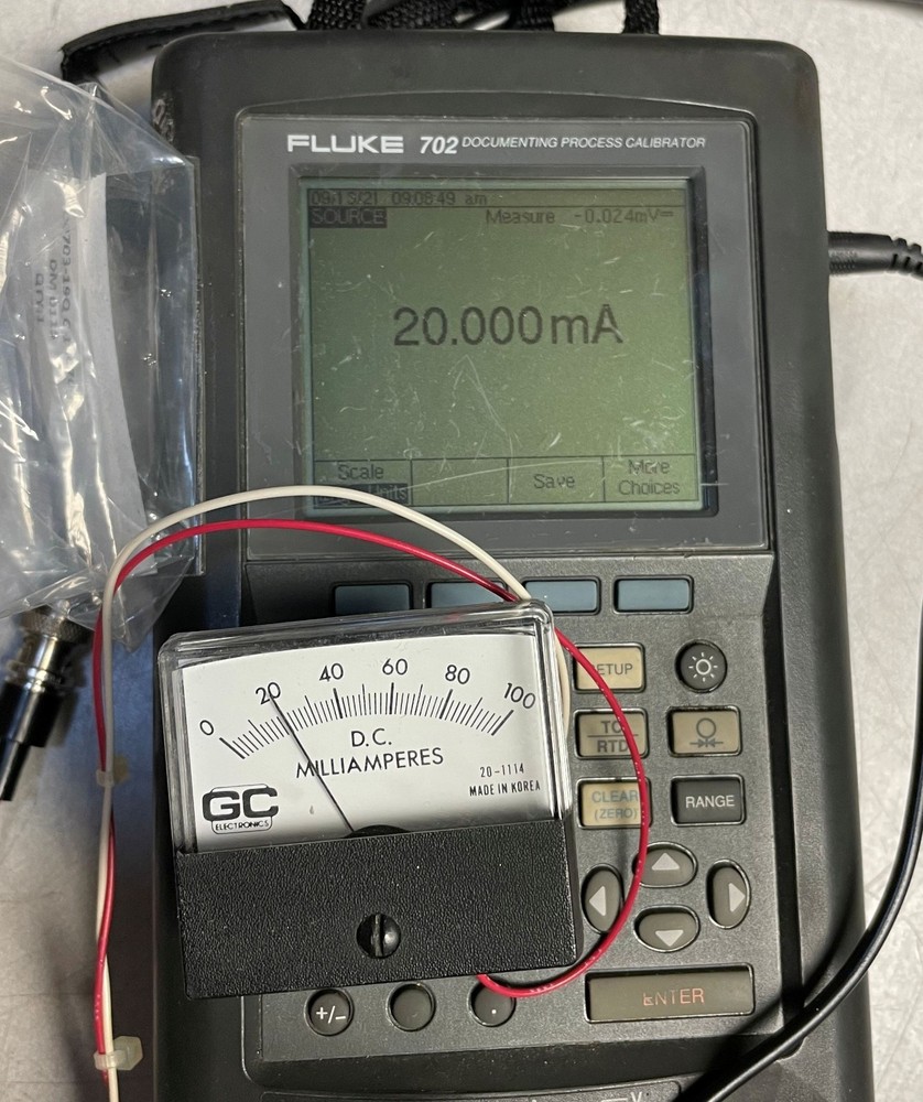 GC Model 20-1114 DC 100 mA Meter 2.25″ x 2.0″