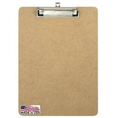 Officemate Recycled Wood Clipboard, Letter Size, Low Profile Clip, 9 x 12.5