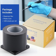 4″ x 6″ Medical Dental Universal Barrier Film Roll Adhesive 1200 Sheets FDA