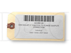 Obw 633-Lbt 4″ Cam Lock To Flange Coupler Connection