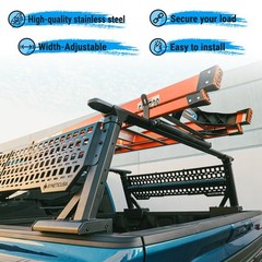 T-Slot Crossbar Accessory with Secure Built-In Tie Down Handles Universal Fit