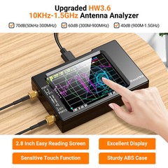 NanoVNA-H Vector Network Antenna Analyzer MF VHF UHF HF 10KHz-1.5GHz Analyzer