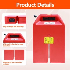 24V/ 48V 20Ah LiFePO4 Lithium Battery For Noblelift EDGE PTE20N PTE33N PTE45N