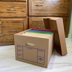 UBMOVE File Boxes 200# Strength, Small, 15 x 12 x 10 Inches, 12 Pack