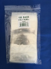 Elkay Plastics Cello Reclosable Polypropylene Ziplock Top Hang Hole Bags 2Mil