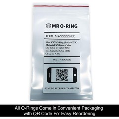 S70219 O-Ring VMQ 70A Silicone Rubber Seals (Pack of 50)