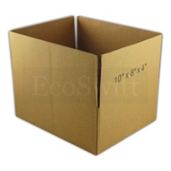35 10x8x4 EcoSwift Cardboard Packing Moving Shipping Boxes Corrugated Box Carton