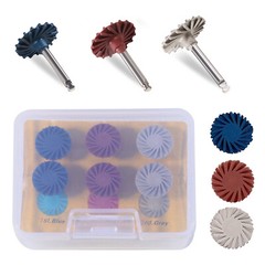 6pcs/box Dental Polish Kit Composite Resin Polishing Disc Spiral Polish Wheel