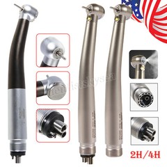 Dental Fiber Optic LED E-generator / High Speed Handpiece Turbine 2/4/6Holes USA