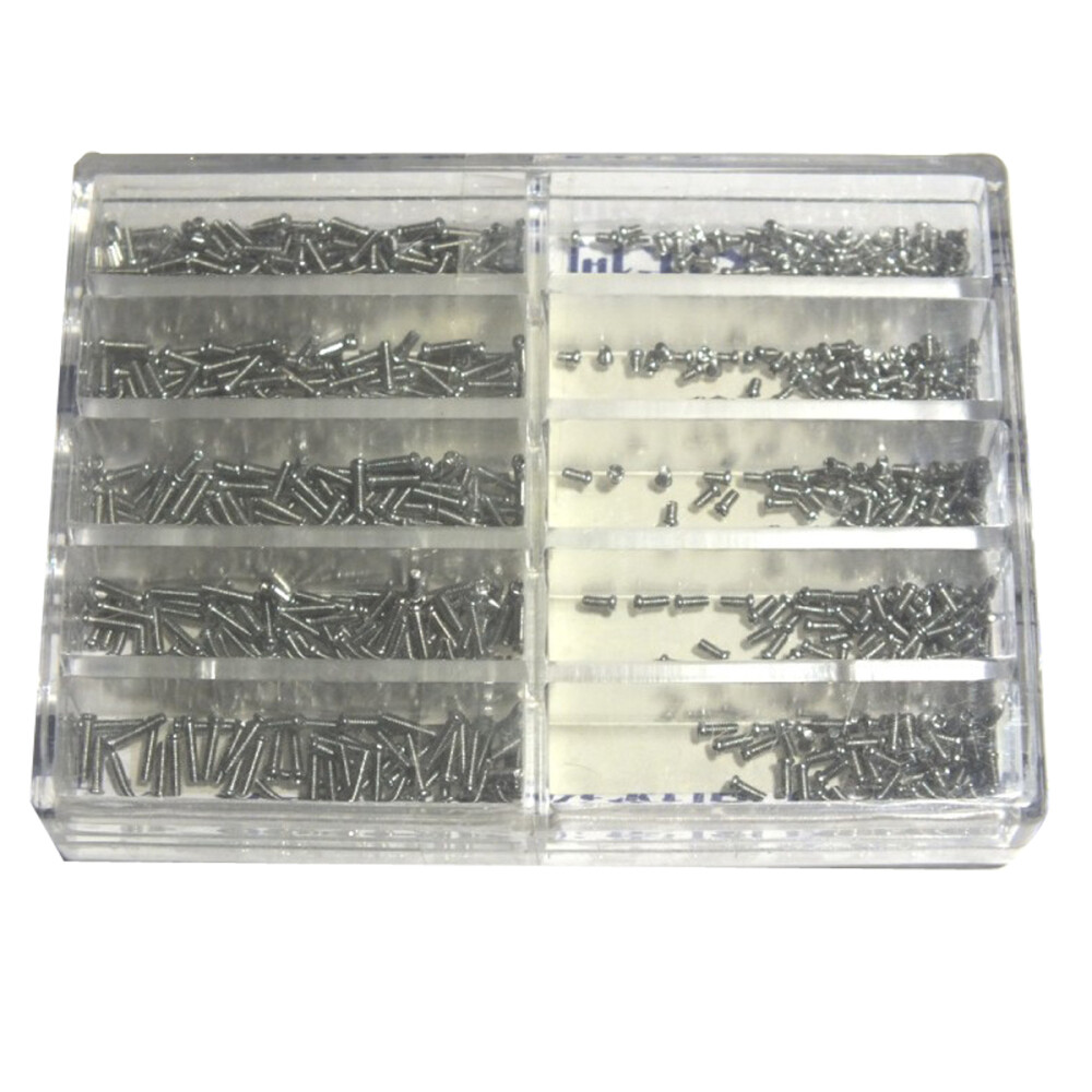 670PCS Clock Watch Screws Repair Tools in 10 Different Sizes – 1.6mm to 6.0mm