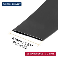 uxcell Heat Shrink Tubing, 1″(25mm) Dia 41mm Flat Width 2:1 Rate Shrinkable Tube