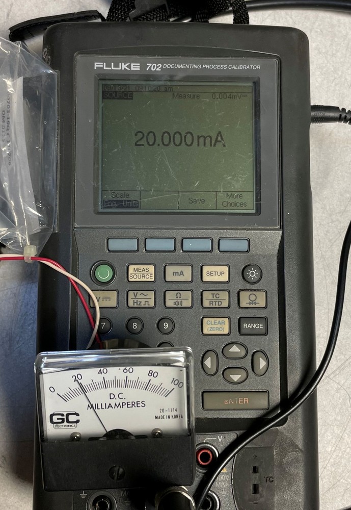 GC Model 20-1114 DC 100 mA Meter 2.25″ x 2.0″
