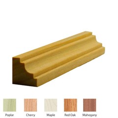 EWCC14 Cove Trim Moulding, 3/4″ x 3/4″ Unfinished Solid Hardwood