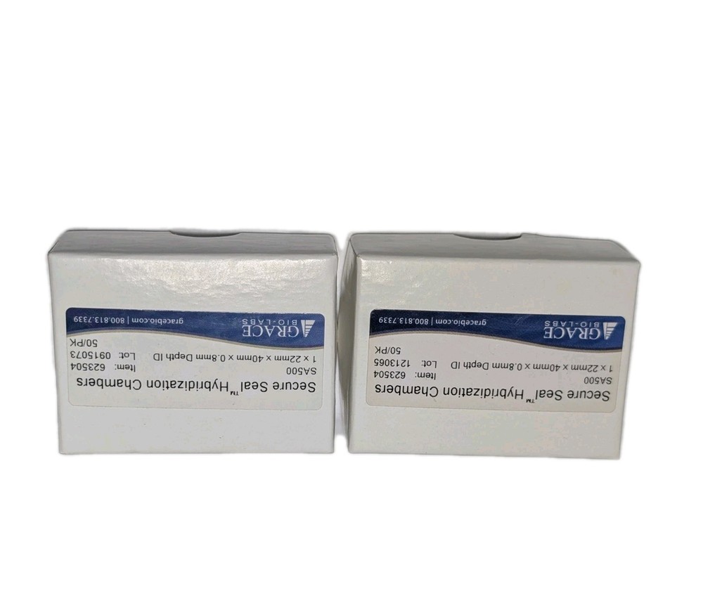 Grace Bio-Labs SecureSeal Hybridization Chambers SA500 623504 50/PK Lot of 2