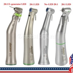 LED Dental Electric Handpiece 1:5 1:1 Contra Angle Fiber Optic High Speed