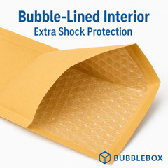 50/100Packs 11 Sizes Padded Envelopes Kraft Bubble Mailers Shipping Mailing Bags