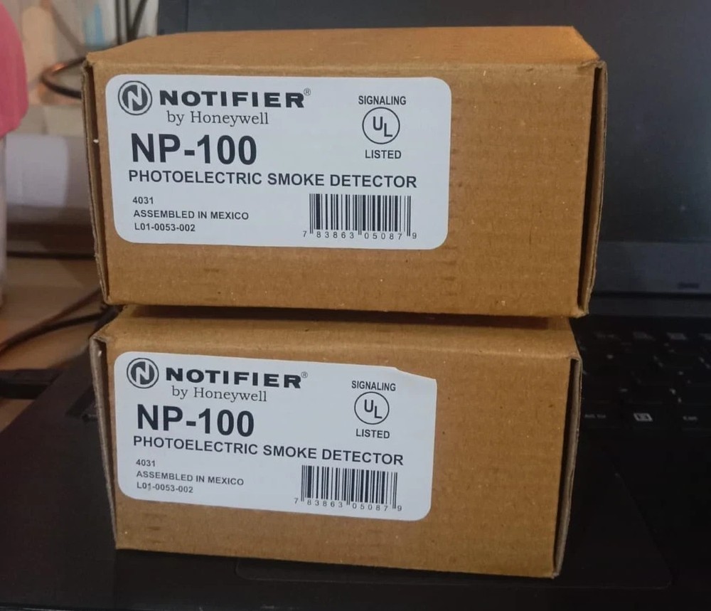 Notifier NP-100 Photoelectric Smoke Detector NP 100 Only Head Fast Shipping