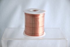 Bare Copper Wire 30 Gauge 5 lb Spool (15,700 Feet) Diameter 0.010