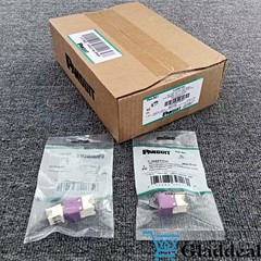 For Panduit Giga TX Cat6 jack Purple CJ688TGVL BOX OF 50. Free shipping！