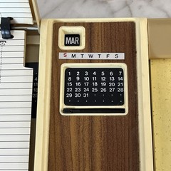 Flip Up Address Book Calendar Memo Pad Desk Top Accessory Hong Kong Vintage