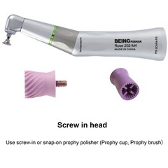 BEING Dental Prophy Handpiece Straight Attachment Contra Angle 4:1 Fit KaVo NSK