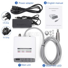 AZDENT Dental Electric Micro Motor Brushless LED 1:5/1:1/16:1/1:4.2 Handpiece