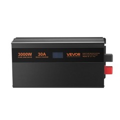 VEVOR Sump Pump Battery Backup System 3000W LCD Auto Switches to Battery