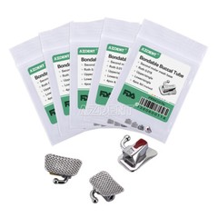 AZDENT Dental Orthodontic Bondable Buccal Tube 1st 2nd Molar MBT/Roth.022/.018