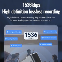 16/32/64GB Digital Voice Recorder USB Recording Device Dictaphone MP3 Player New