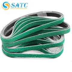 SATC 10 Pack 1/2″ x 18″ Zirconia Sanding Belts 36 Grit for Air File Belt Sander