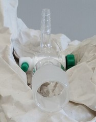 *NEW* Chemglass CG-1030-29 Flow Control Adapter 90° 29/26 Inner JT + Warranty!
