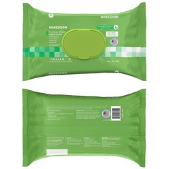 McKesson Flushable* Personal Wipe 6-9/10 X 7 Inch FLF96 1 Pack 96 Wipes