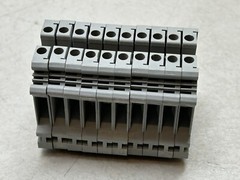 PHOENIX CONTACT UK5N WIRE TERMINAL BLOCKS GRAY / GREY LOT OF 10