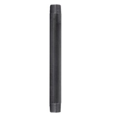 STZ Industries 1 in. MIP each T X 1 in. D MIP Black Steel 12 in. L Nipple