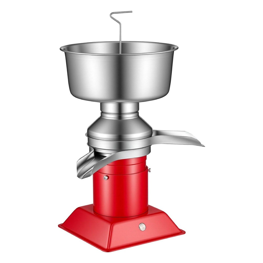 Stainless Milk Separator 60L/H, 10500RPM, Adjustable Fat Ratio 0.06–0.14%