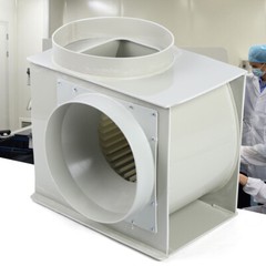 300W Lab Centrifugal Extractor Fan Blower Fume Hood Chemical Cabinet 1450r/min