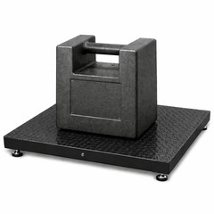 24×24 Industrial Floor Scale 10000lb x 1lb Platform Pallet Warehouse Heavy Dut