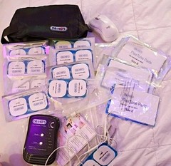 DR-HO’S Pain Therapy System 4-Pad TENS EMS Working Extra Pads
