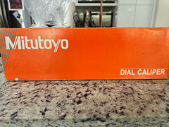 Mitutoyo 505-720 Dial Caliper 0-12 in White Dial, 0.001 in Grad, ±0.001 in
