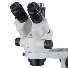 AmScope 7X-135X Trinocular Stereo Boom Microscope+4K 8MP HDMI Camera + Fiber LED