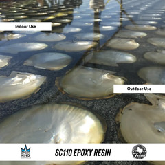 EPOXY RESIN 48 OZ KIT * CLEAR * UV RESISTANT * LAMINATING * FIBERGLASS * BOAT