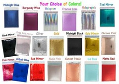 6×10 Metallic Bubble Mailers! Largest Selection! Quality Mailing Envelope Bags